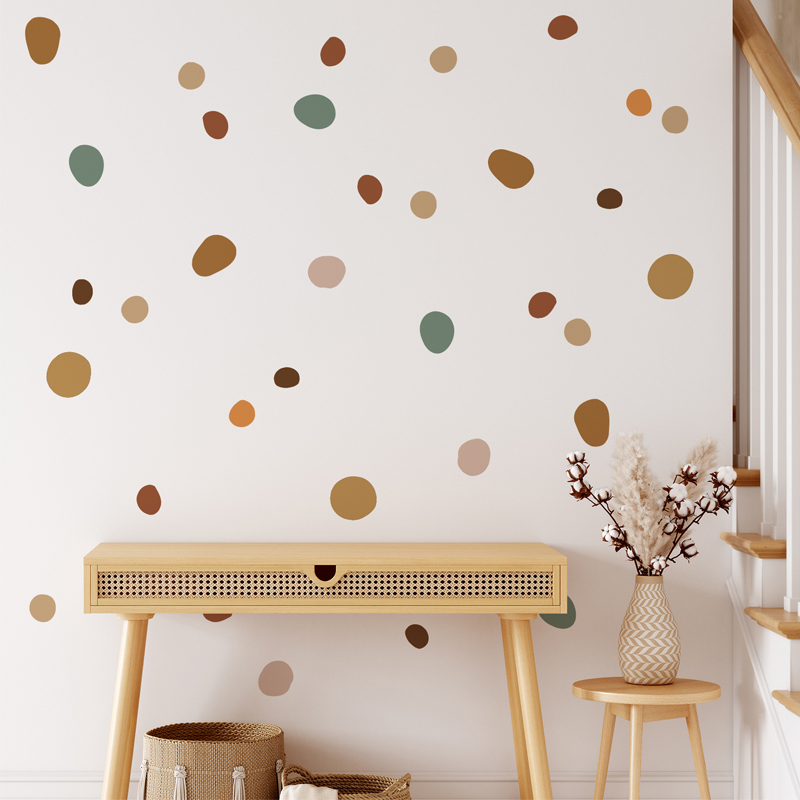 Baby Girl Nursery Quotes - Boho Kinderkamer Polka Dot Creatieve Muurstickers