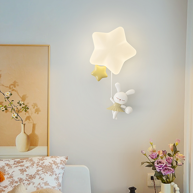 Baby Nursery Wall Lights - Romantische Ster Wandlamp Voor Kinderkamer Slaapkamer