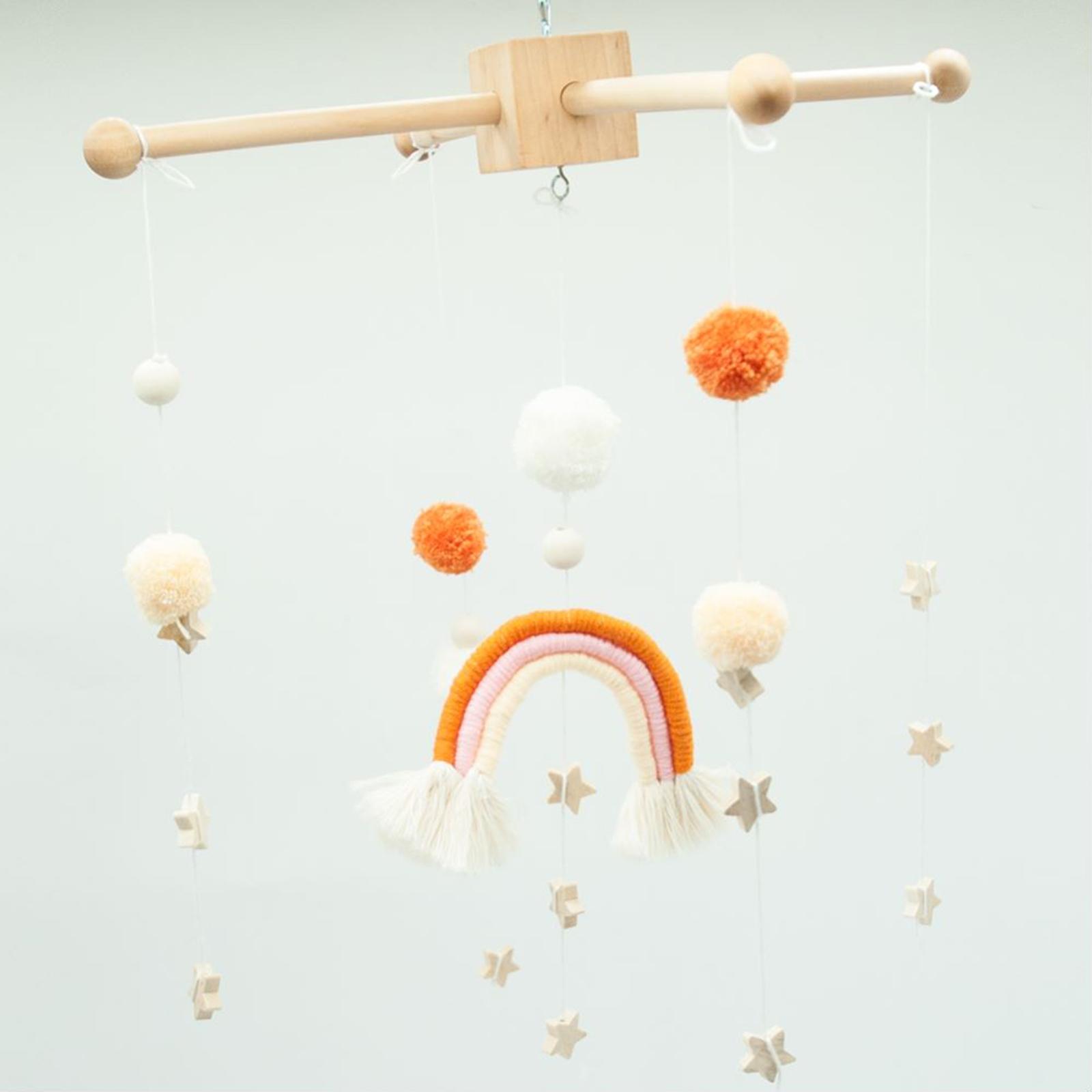 Baby Nursery Frames - Houten frame voor een babybed, windspelbeugel,