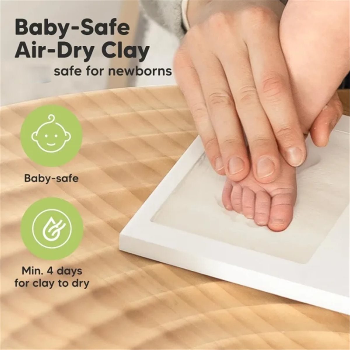 Baby Nursery Frames - Y69A Baby Handafdruk & Voetafdruk Aandenken