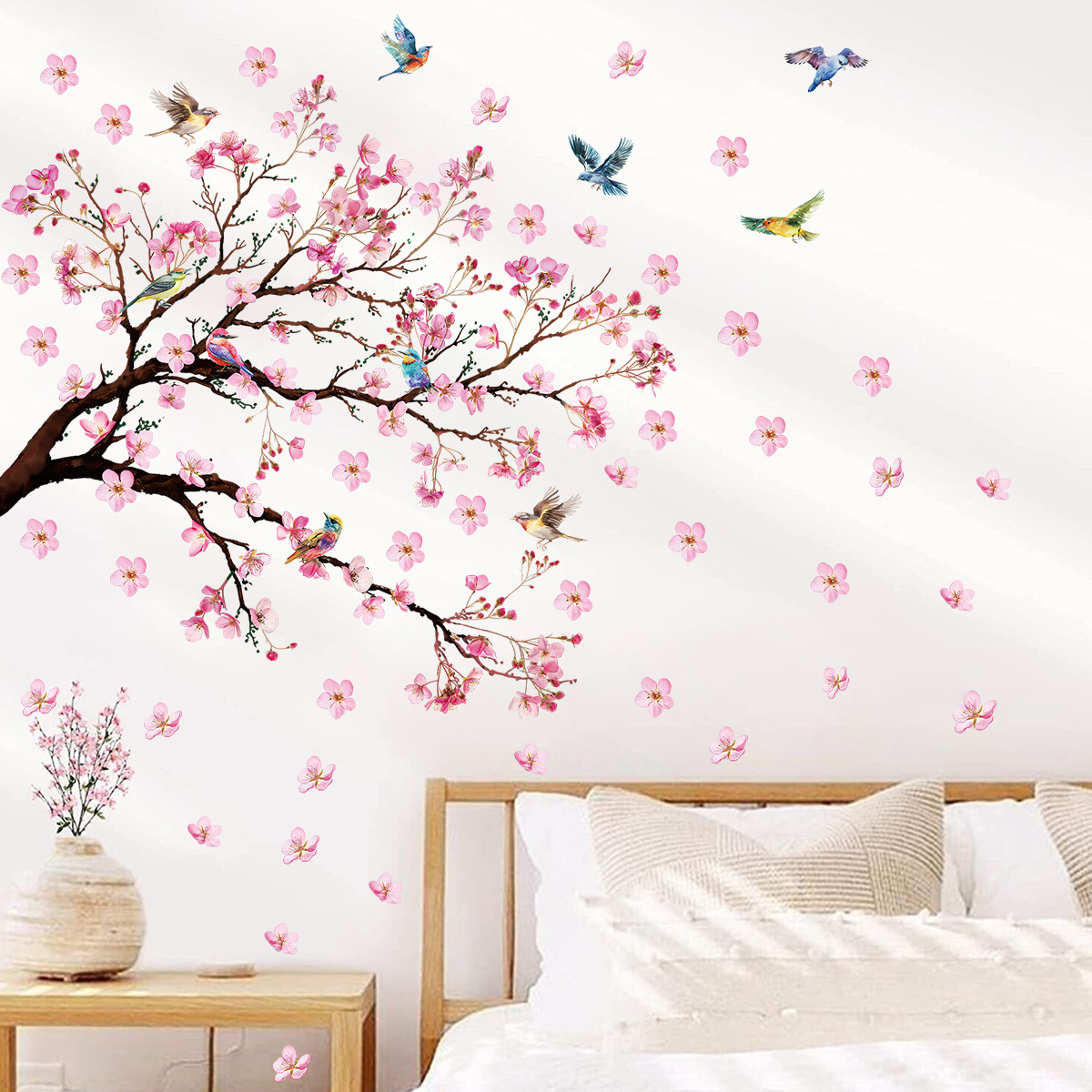 Aquarel Vogel Bloem Muursticke - Baby Girl Nursery Quotes recensie en prijs