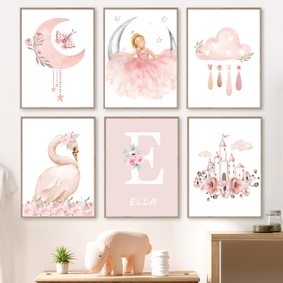 Roze Engel Meisje Zon Maan Wol - Baby Nursery Decor Girl recensie en prijs