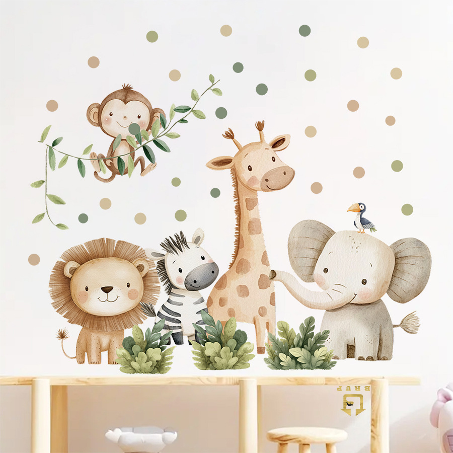 Boho bosdieren muurstickers vo - Baby Girl Nursery Quotes recensie en prijs