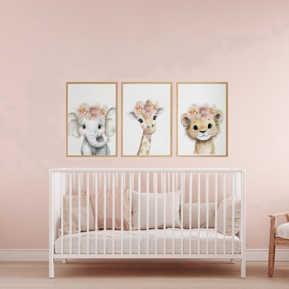 Wanddecoratie set voor babykam - Baby Nursery Frames recensie en prijs