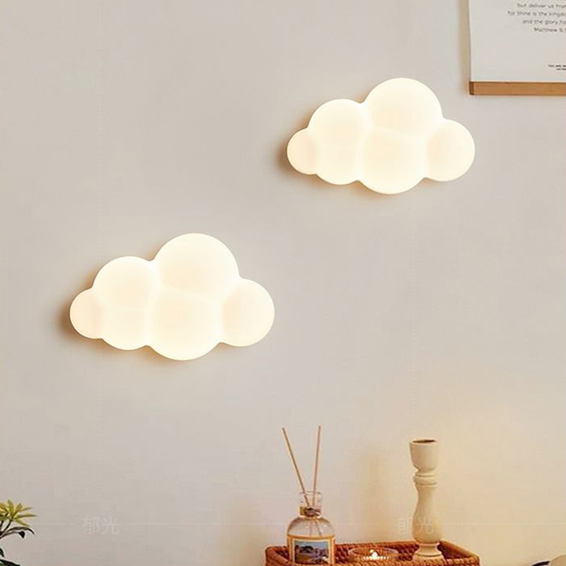 Witte Wolk Wandlampen Voor Kin - Baby Nursery Wall Lights recensie en prijs