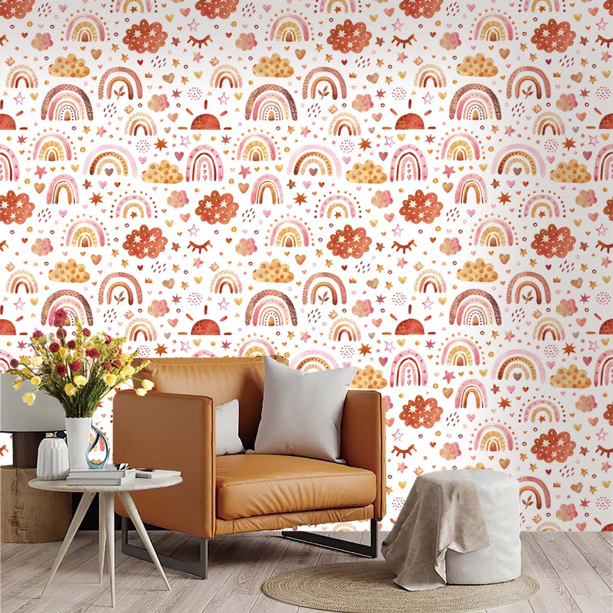 Regenboogbehang Peel and Stick - Baby Nursery Peel And Stick Wallpaper recensie en prijs