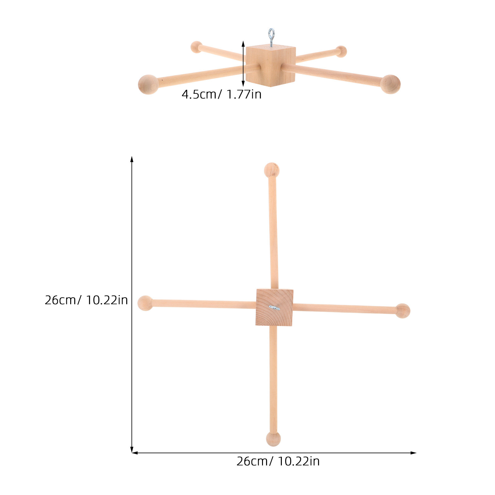 1 Set Baby Mobile Kit Houten F - Baby Nursery Frames recensie en prijs