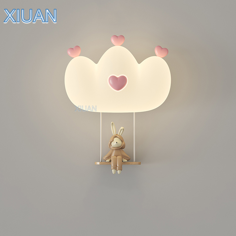 Romantische Roze Kroon Wandlam - Baby Nursery Wall Lights recensie en prijs