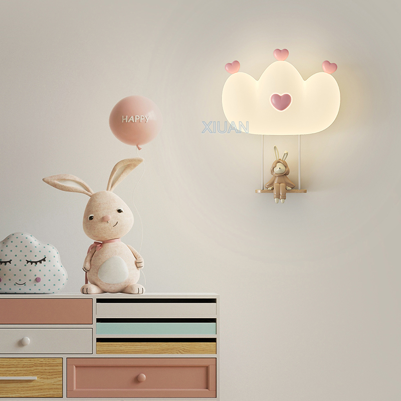 Romantische Roze Kroon Wandlam - Baby Nursery Wall Lights recensie en prijs