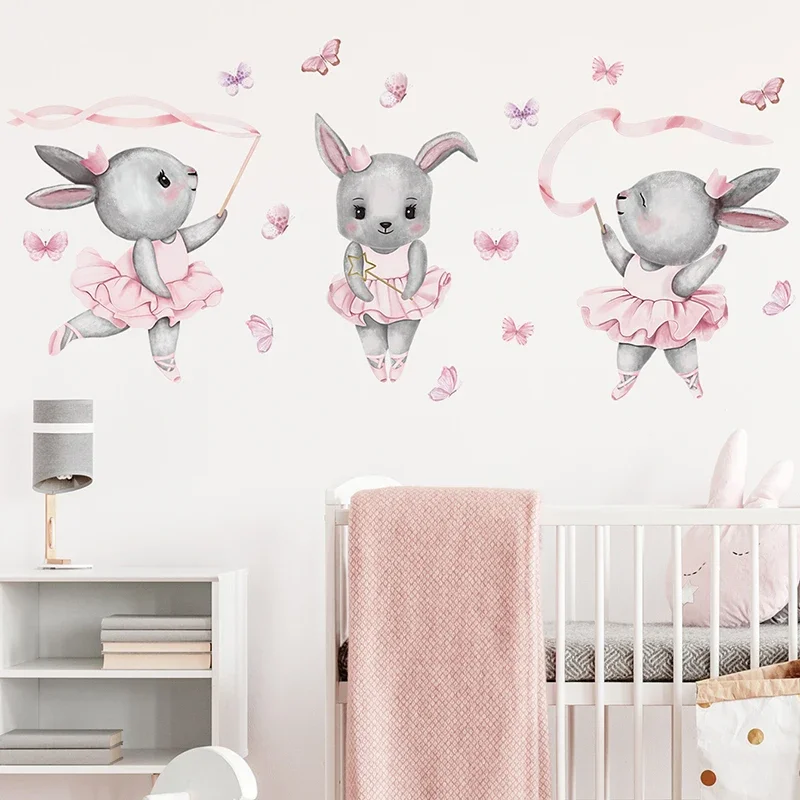 Handgeschilderde Ballet Konijn - Baby Girl Nursery Quotes recensie en prijs