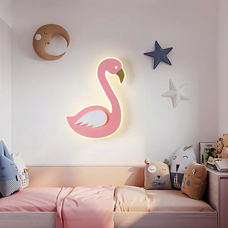 Flamingo LED-wandlamp, Scandin - Baby Nursery Light Fixture recensie en prijs