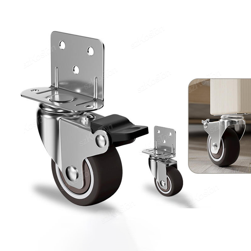 4 Stuks L-vormige Meubelwielen - Baby Nursery Trolley recensie en prijs