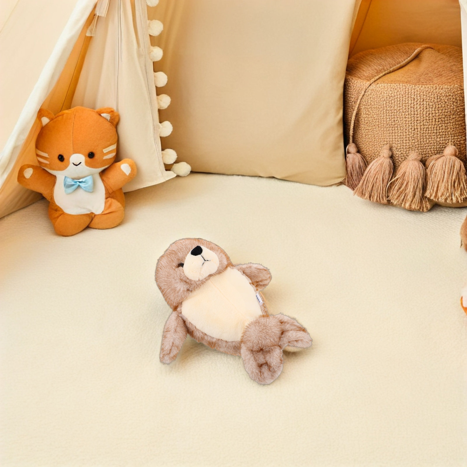 Zachte knuffel zeehond, bruin, - Baby Nursery Decor Girl recensie en prijs