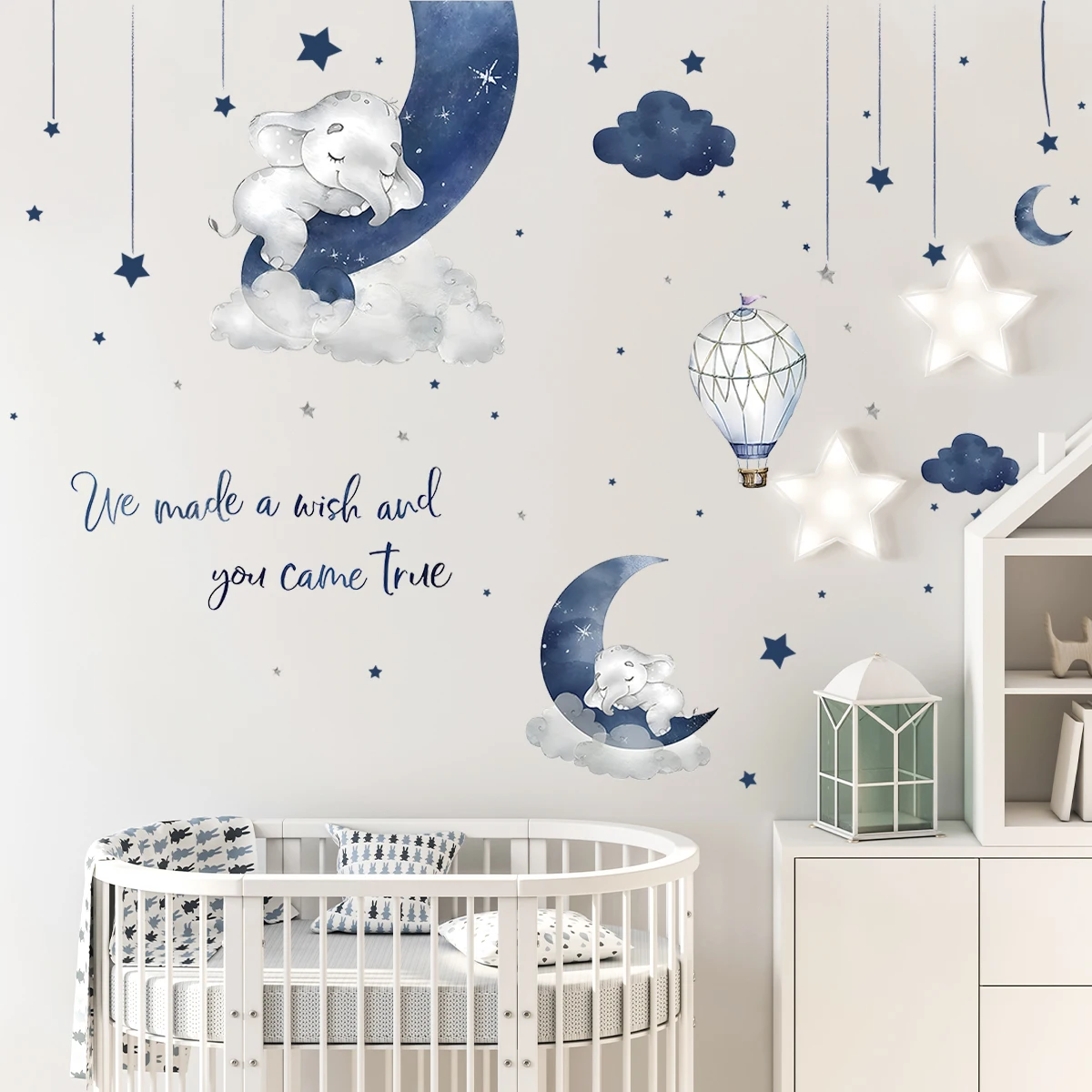 1Pc Cartoon Dier Olifant Muurs - Baby Girl Nursery Quotes recensie en prijs