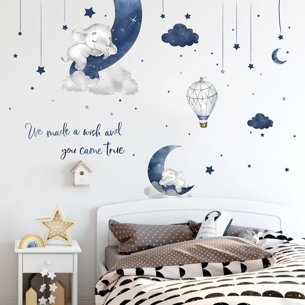 1Pc Cartoon Dier Olifant Muurs - Baby Girl Nursery Quotes recensie en prijs