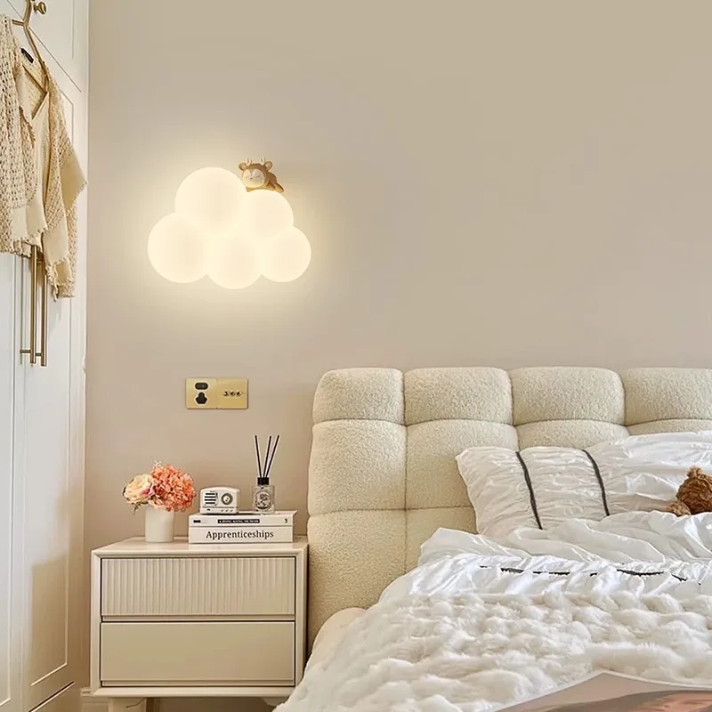 Crème stijl cartoon creatieve  - Baby Nursery Wall Lights recensie en prijs