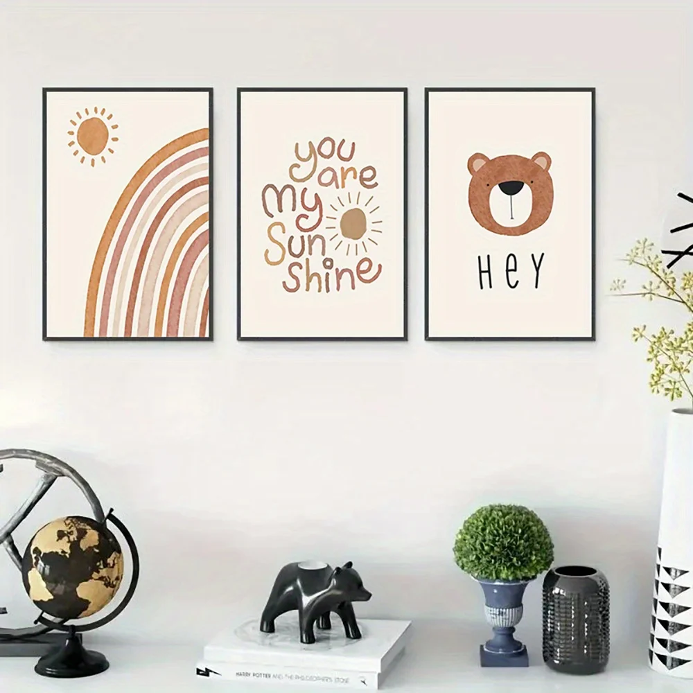 (Set van 3 canvaskunstwerken,  - Baby Nursery Frames recensie en prijs