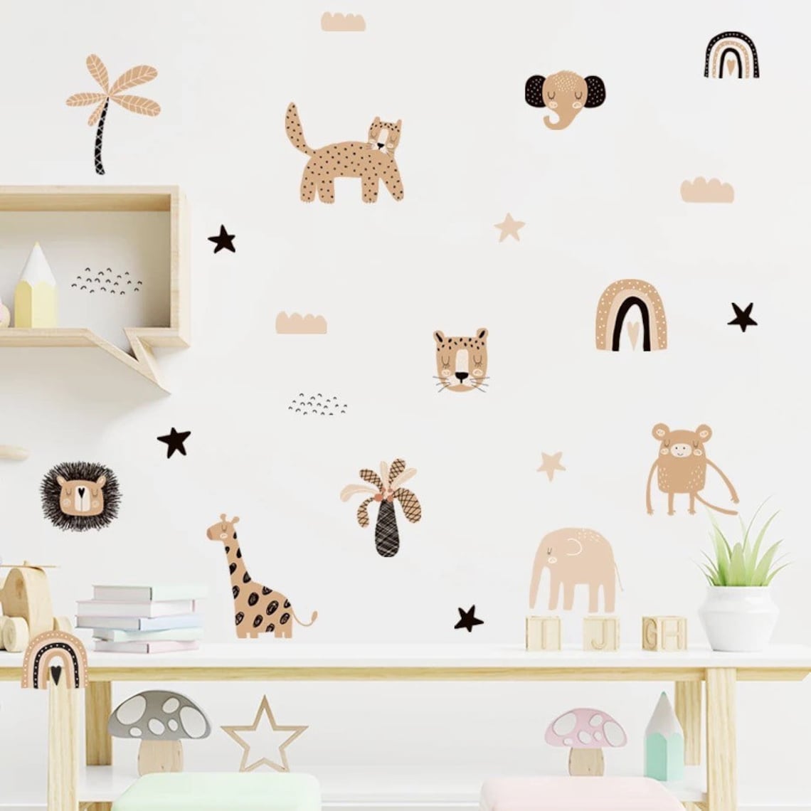 Boho Cartoon Regenbogen Ster S - Baby Nursery Decor Girl recensie en prijs