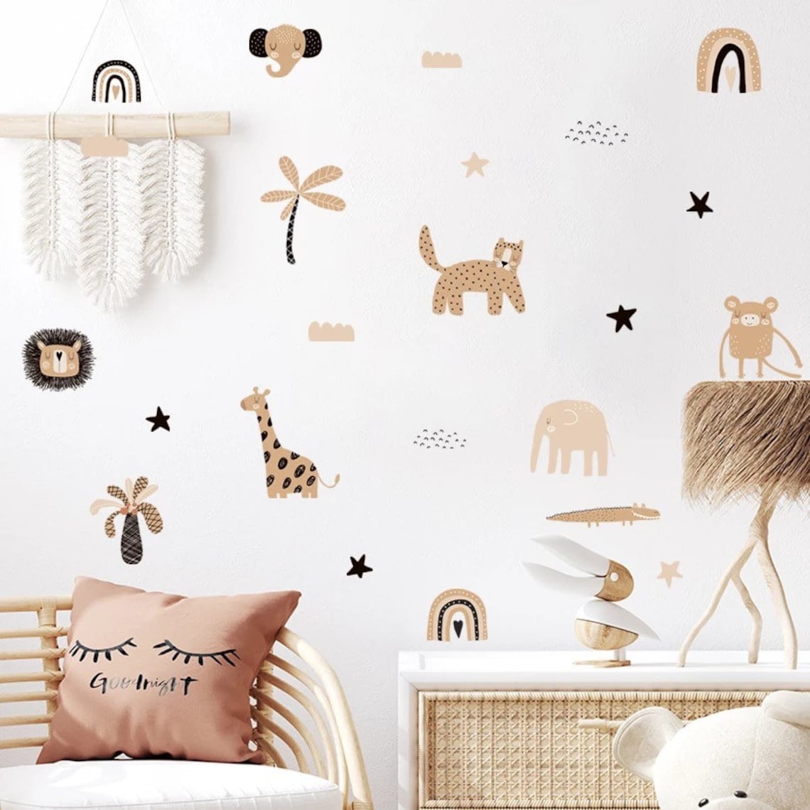 Boho Cartoon Regenbogen Ster S - Baby Nursery Decor Girl recensie en prijs